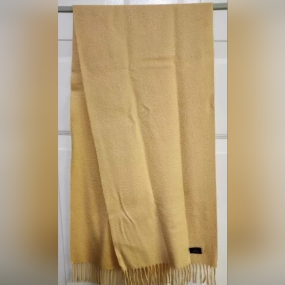 Loro Piana 100% Cashmere Fringe Scarf Made in Italy Fuchsia Barbie Authentic - Picture 1 of 4